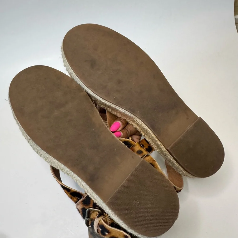 Madewell Aleh Asymmetric Espadrille Sandals
